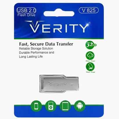فلش مموری وریتی مدل V825 USB2.0 ظرفیت 32 گیگابایت